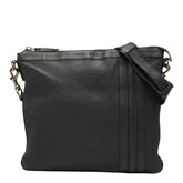 グッチ 斜め掛け ショルダーバッグ 233329 グレー レザー レディース GUCCI 【中古】
