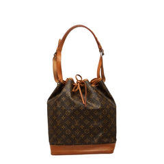 ルイ ヴィトン モノグラム ノエ ショルダーバッグ M42224 ブラウン PVC レザー レディース LOUIS VUITTON 【中古】