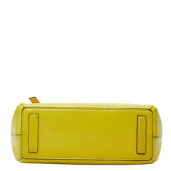 ロエベ ラゾ ミニ ハンドバッグ ショルダーバッグ 2WAY イエロー レザー レディース LOEWE 【中古】