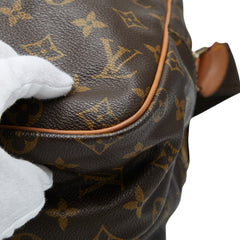 ルイ ヴィトン モノグラム リポーターGM 斜め掛け ショルダーバッグ M45252 ブラウン PVC レザー レディース LOUIS VUITTON 【中古】