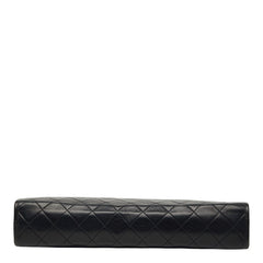 シャネル マトラッセ ココマーク クラッチバッグ ブラック ラムスキン レディース CHANEL 【中古】