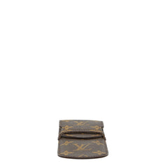 ルイ ヴィトン モノグラム エテュイ スティロ ペンケース M62990 ブラウン PVC レザー レディース LOUIS VUITTON 【中古】