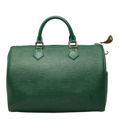 ルイ ヴィトン エピ スピーディ30 ハンドバッグ ミニボストンバッグ M43004 ボルネオグリーン レザー レディース LOUIS VUITTON 【中古】