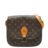 ルイ ヴィトン モノグラム サンクルー24 斜め掛け ショルダーバッグ M51242 ブラウン PVC レザー レディース LOUIS VUITTON 【中古】