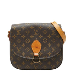 ルイ ヴィトン モノグラム サンクルー24 斜め掛け ショルダーバッグ M51242 ブラウン PVC レザー レディース LOUIS VUITTON 【中古】