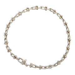 ティファニー ハードウェア マイクロリンク ミディアム ブレスレット SV925 シルバー レディース TIFFANY&Co. 【中古】