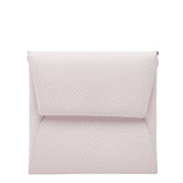 エルメス バスティア コインケース 小銭入れ U刻印 モーヴペール ピンク系 ヴォーエプソン レディース HERMES 【中古】
