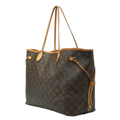 ルイ ヴィトン モノグラム ネヴァーフルGM トートバッグ ショルダーバッグ M40157 ブラウン PVC レザー レディース LOUIS VUITTON 【中古】