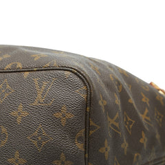 ルイ ヴィトン モノグラム ネヴァーフルGM トートバッグ ショルダーバッグ M40157 ブラウン PVC レザー レディース LOUIS VUITTON 【中古】