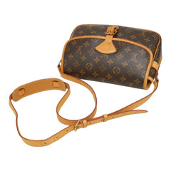ルイ ヴィトン モノグラム ソローニュ 斜め掛け ショルダーバッグ M42250 ブラウン PVC レザー レディース LOUIS VUITTON 【中古】