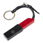 プラダ リップ型 グロス 口紅 キーホルダー ブラック レッド プラスチック レディース PRADA 【中古】