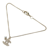 シャネル ココマーク ブレスレット ゴールド メッキ フェイクパール ラインストーン レディース CHANEL 【中古】