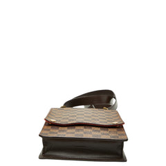 ルイ ヴィトン ダミエ ポートベロー 斜め掛け ショルダーバッグ N45271 ブラウン PVC レザー レディース LOUIS VUITTON 【中古】