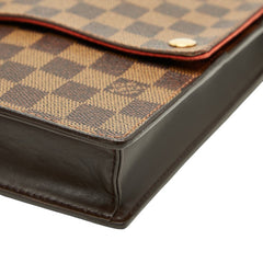 ルイ ヴィトン ダミエ ポートベロー 斜め掛け ショルダーバッグ N45271 ブラウン PVC レザー レディース LOUIS VUITTON 【中古】