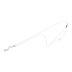 K18WG ホワイトゴールド ピンクサファイア ダイヤ0.17ct クロスモチーフ ペンダント ネックレス レディース 【中古】