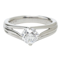 Pt900 プラチナ ダイヤ1.015ct リング 指輪 レディース 10.5号 【中古】