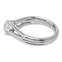 Pt900 プラチナ ダイヤ1.015ct リング 指輪 レディース 10.5号 【中古】