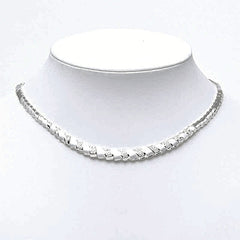 K18WG ホワイトゴールド ダイヤ0.54ct ネックレス レディース 【中古】