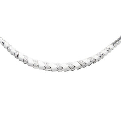 K18WG ホワイトゴールド ダイヤ0.54ct ネックレス レディース 【中古】