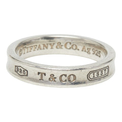 ティファニー 1837 ナロー リング 指輪 SV925 シルバー レディース TIFFANY&Co. 【中古】