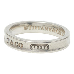 ティファニー 1837 ナロー リング 指輪 SV925 シルバー レディース TIFFANY&Co. 【中古】