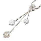 Pt850 プラチナ Pt900 プラチナ ダイヤ1.003ct ペンダント ネックレス レディース 【中古】