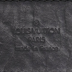 ルイ ヴィトン ポルトクレ フォルテュンヌ キーホルダー キーリング チャーム M85379 ブラック レザー レディース LOUIS VUITTON 【中古】