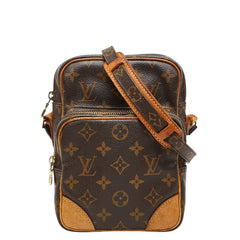 ルイ ヴィトン モノグラム アマゾン 斜め掛け ショルダーバッグ M45236 ブラウン PVC レザー レディース LOUIS VUITTON 【中古】