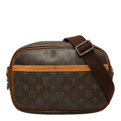 ルイ ヴィトン モノグラム リポーターPM 斜め掛け ショルダーバッグ M45254 ブラウン PVC レザー レディース LOUIS VUITTON 【中古】