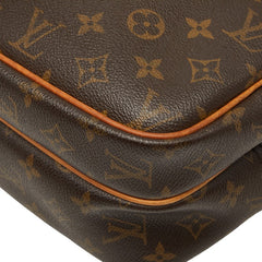 ルイ ヴィトン モノグラム リポーターPM 斜め掛け ショルダーバッグ M45254 ブラウン PVC レザー レディース LOUIS VUITTON 【中古】