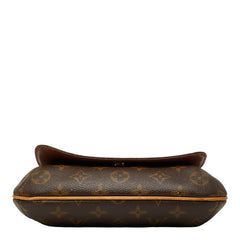 ルイ ヴィトン モノグラム ミュゼットサルサ ショート ショルダーバッグ M51258 ブラウン PVC レザー レディース LOUIS VUITTON 【中古】