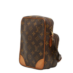 ルイ ヴィトン モノグラム アマゾン 斜め掛け ショルダーバッグ M45236 ブラウン PVC レザー レディース LOUIS VUITTON 【中古】