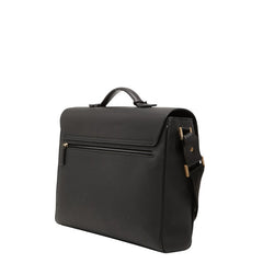 ダンヒル コンノート ブリーフケース ビジネスバッグ ショルダーバッグ ブラック レザー メンズ Dunhill 【中古】