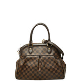 ルイ ヴィトン ダミエ トレヴィPM ハンドバッグ ショルダーバッグ 2WAY N51997 ブラウン PVC レザー レディース LOUIS VUITTON 【中古】