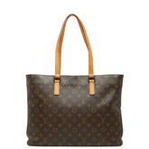 ルイ ヴィトン モノグラム ルコ トートバッグ ショルダーバッグ M51155 ブラウン PVC レザー レディース LOUIS VUITTON 【中古】