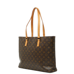 ルイ ヴィトン モノグラム ルコ トートバッグ ショルダーバッグ M51155 ブラウン PVC レザー レディース LOUIS VUITTON 【中古】
