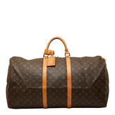 ルイ ヴィトン モノグラム キーポル60 ボストンバッグ トラベルバッグ M41422 ブラウン PVC レザー レディース LOUIS VUITTON 【中古】