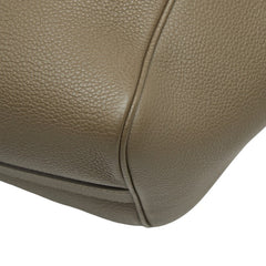 セリーヌ スモール フォールドカバ ハンドバッグ ショルダーバッグ 2WAY ベージュ レザー レディース CELINE 【中古】