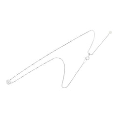 K18WG ホワイトゴールド ダイヤ0.35ct フラワーモチーフ ペンダント ネックレス レディース 【中古】