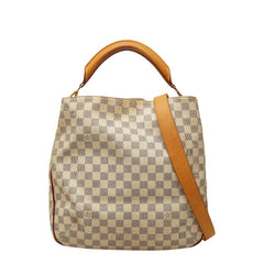 ルイ ヴィトン ダミエ アズール ソフィ ハンドバッグ ショルダーバッグ 2WAY N41216 ホワイト PVC レザー レディース LOUIS VUITTON 【中古】
