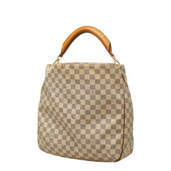 ルイ ヴィトン ダミエ アズール ソフィ ハンドバッグ ショルダーバッグ 2WAY N41216 ホワイト PVC レザー レディース LOUIS VUITTON 【中古】