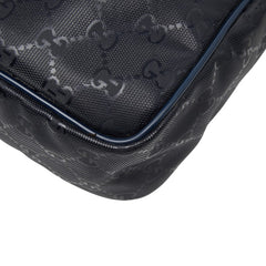 グッチ GGインプリメ 斜めがけ ショルダーバッグ 201448 ブラック PVC レザー メンズ GUCCI 【中古】
