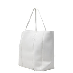 バレンシアガ エブリデイM トートバッグ ショルダーバッグ 475201 ホワイト レザー レディース BALENCIAGA 【中古】