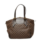 ルイ ヴィトン ダミエ ヴェローナGM ハンドバッグ トートバッグ N41119 エベヌ ブラウン PVC レザー レディース LOUIS VUITTON 【中古】