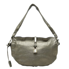 セリーヌ ビタースウィート ワンショルダーバッグ メタリック ブロンズ レザー レディース CELINE 【中古】