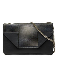 サンローラン ベティ スタッズ チェーンショルダ―バッグ 315681 ブラック レザー レディース SAINT LAURENT 【中古】