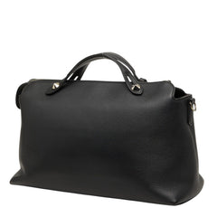 フェンディ バイザウェイ ラージ ハンドバッグ ショルダーバッグ2WAY 8BL125 ブラック レザー レディース FENDI 【中古】
