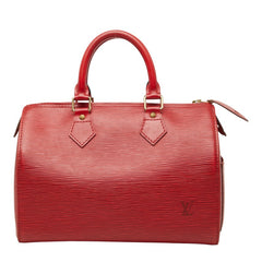 ルイ ヴィトン エピ スピーディ25 ハンドバッグ ミニボストンバッグ M43017 カスティリアンレッド レザー レディース LOUIS VUITTON 【中古】