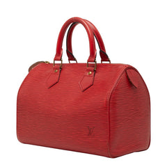 ルイ ヴィトン エピ スピーディ25 ハンドバッグ ミニボストンバッグ M43017 カスティリアンレッド レザー レディース LOUIS VUITTON 【中古】