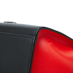 セリーヌ トラペーズ ハンドバッグ ショルダーバッグ 2WAY ベージュ レッド ブラック レザー レディース CELINE 【中古】
